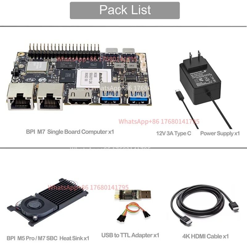 RK3588 Single Board Computer S - Banana Pi Bpi M7 Rk3588 recensie en prijs
