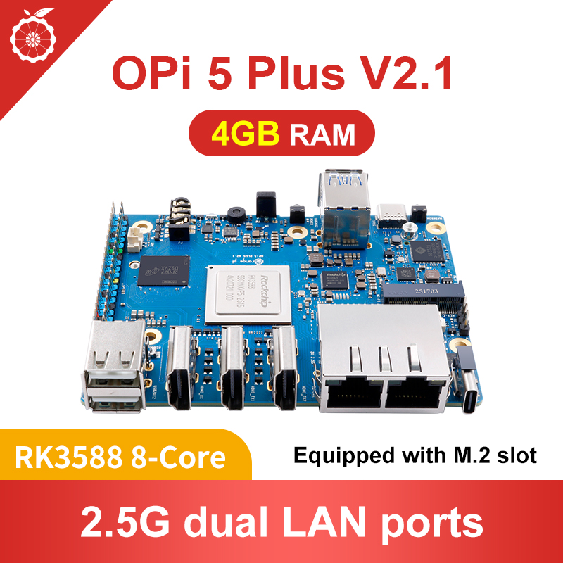 Orange Pi 5 Plus 4GB V2.1 Sing - Orange Pi 5 Plus 32Gb recensie en prijs